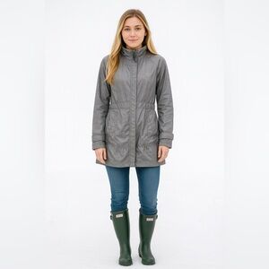 Athleta City Chic Water Resistant Windbreaker Rain Jacket Medium.‎ Lightweight.